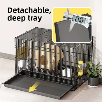 Unutarnja metalna kavez za zečeve i glodavce s automatskim čišćenjem otpada