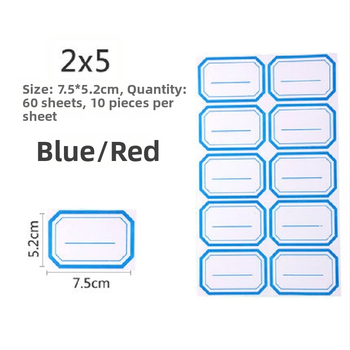 Ručne napisane etikete, materijal: naljepnica, model: 00, Zhengyou, 49 etiketa po stranici