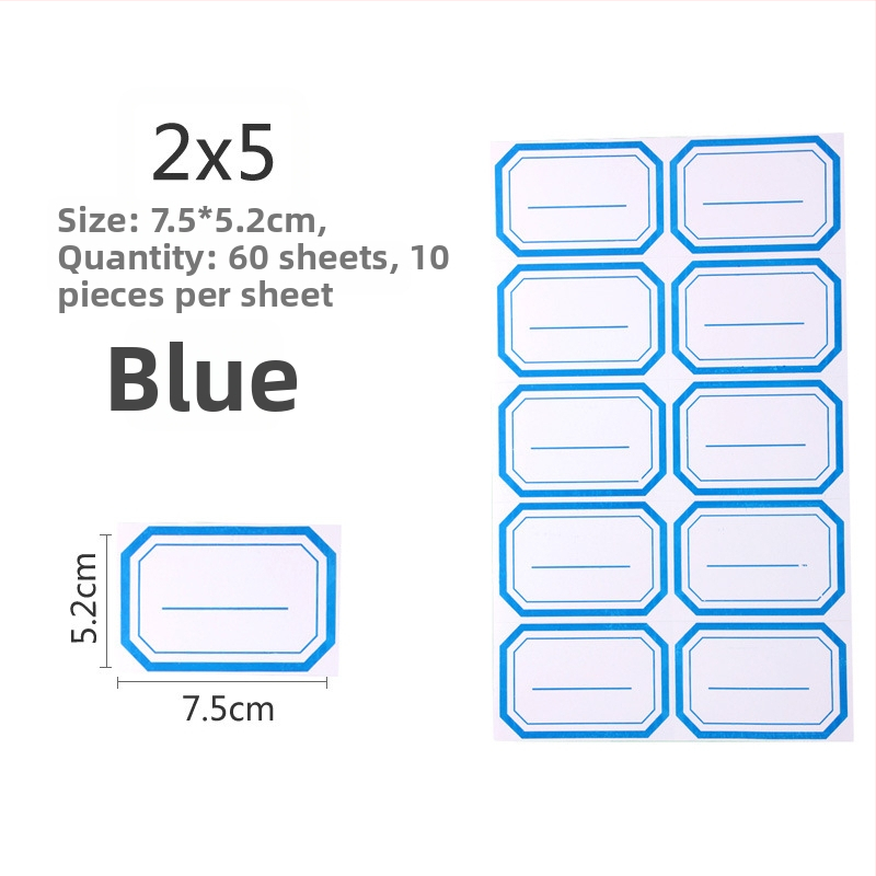 Ručne napisane etikete, materijal: naljepnica, model: 00, Zhengyou, 49 etiketa po stranici