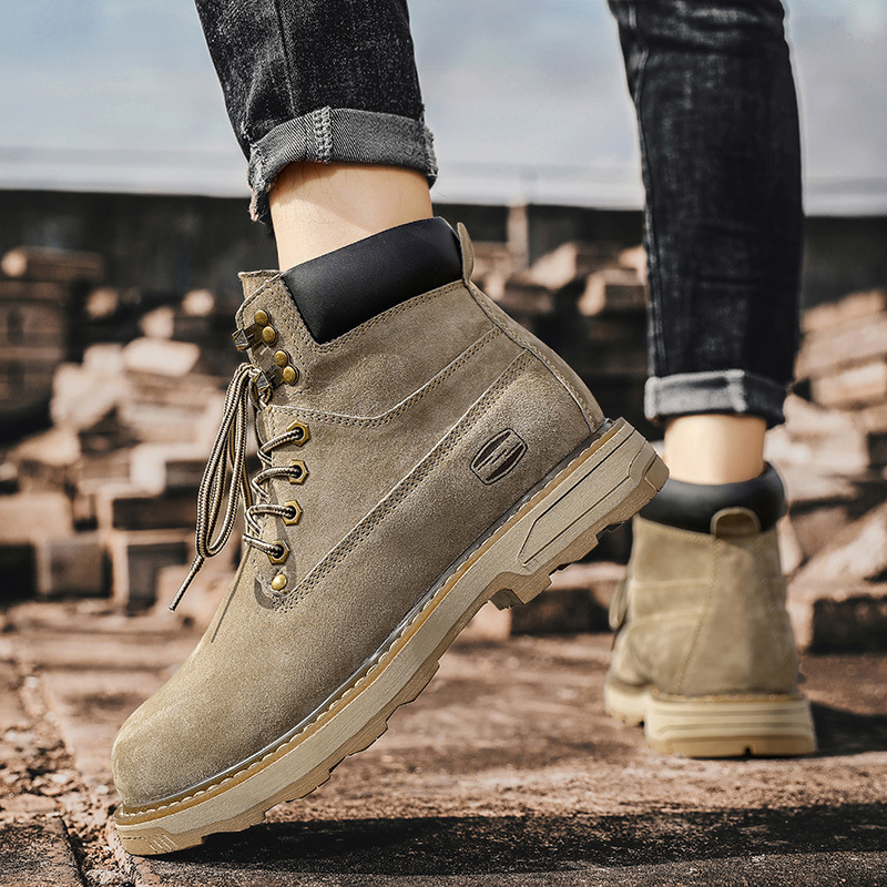 Martin čizme za muškarce – gornji dio od prave kože, gumeni potplat, EVA ulošak, mikrovlakna podstava, prednje vezivanje, zimske čizme.