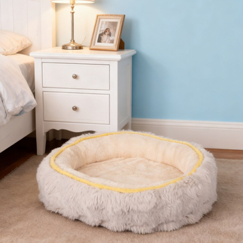 Plüss macskafészek, egész éves meleggel, univerzális használat