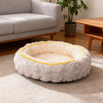 Plüss macskafészek, egész éves meleggel, univerzális használat