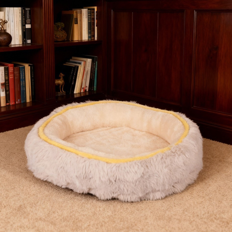 Plüss macskafészek, egész éves meleggel, univerzális használat