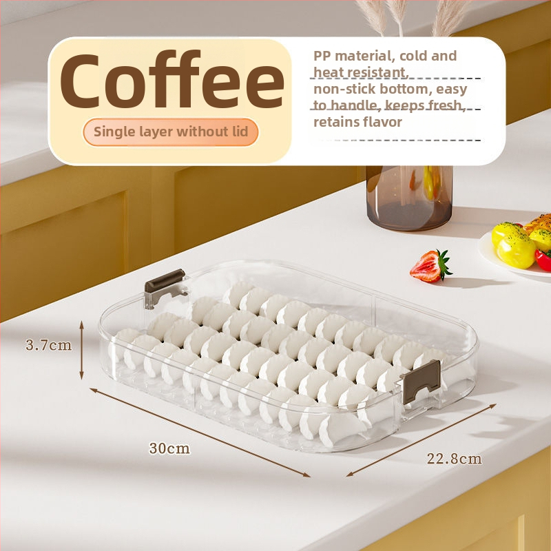 Kutija za pohranu knedli, plastična, višeslojna, prenosna, zatvorena za očuvanje svježine