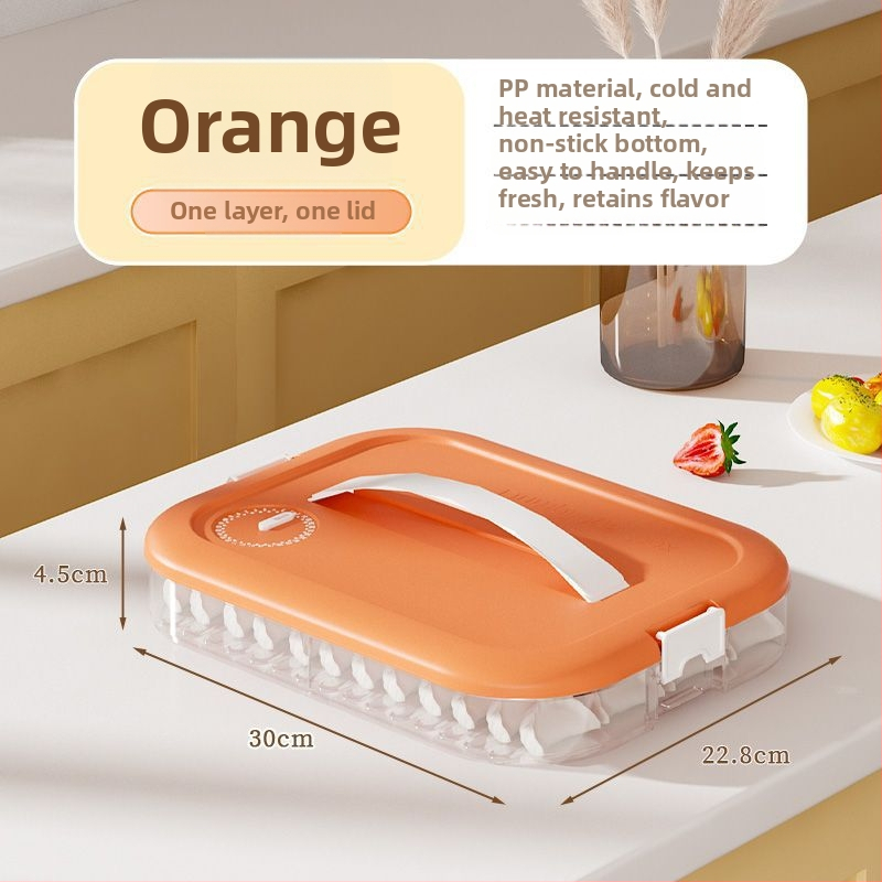 Kutija za pohranu knedli, plastična, višeslojna, prenosna, zatvorena za očuvanje svježine