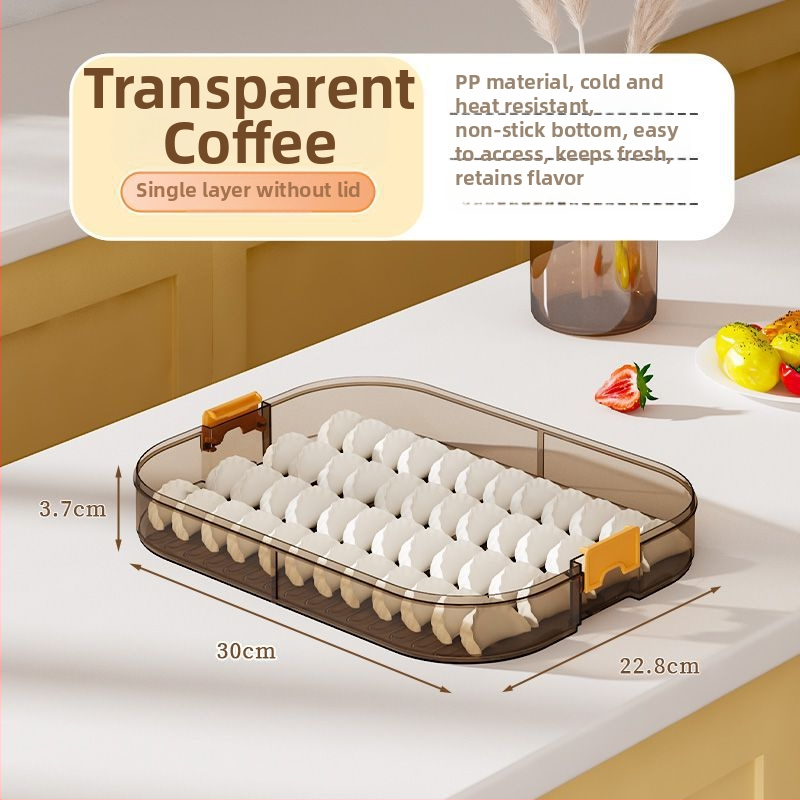 Kutija za pohranu knedli, plastična, višeslojna, prenosna, zatvorena za očuvanje svježine