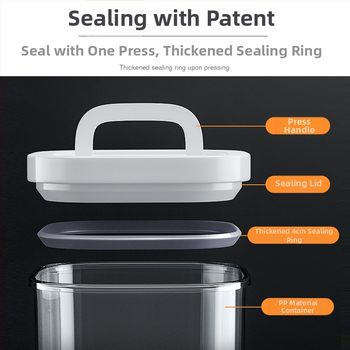 Plastični spremnik za rižu s brtvenjem otpornim na vlagu i štetnike; kapacitet 10 L+; mogućnost ispisa logotipa