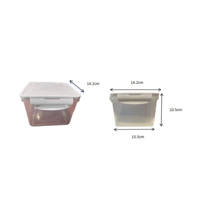 Macskaeledel-tároló légmentesen záródó fedéllel, nagy kapacitású, PP anyag, 10–25 L, modellek 7705–7708