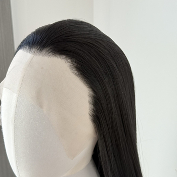 Perika s čipkom na prednjem dijelu i ručno čvorana baza, za cosplay, antički stil, za film i TV, duga ravna kosa