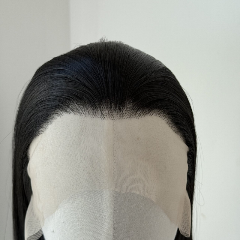 Perika s čipkom na prednjem dijelu i ručno čvorana baza, za cosplay, antički stil, za film i TV, duga ravna kosa