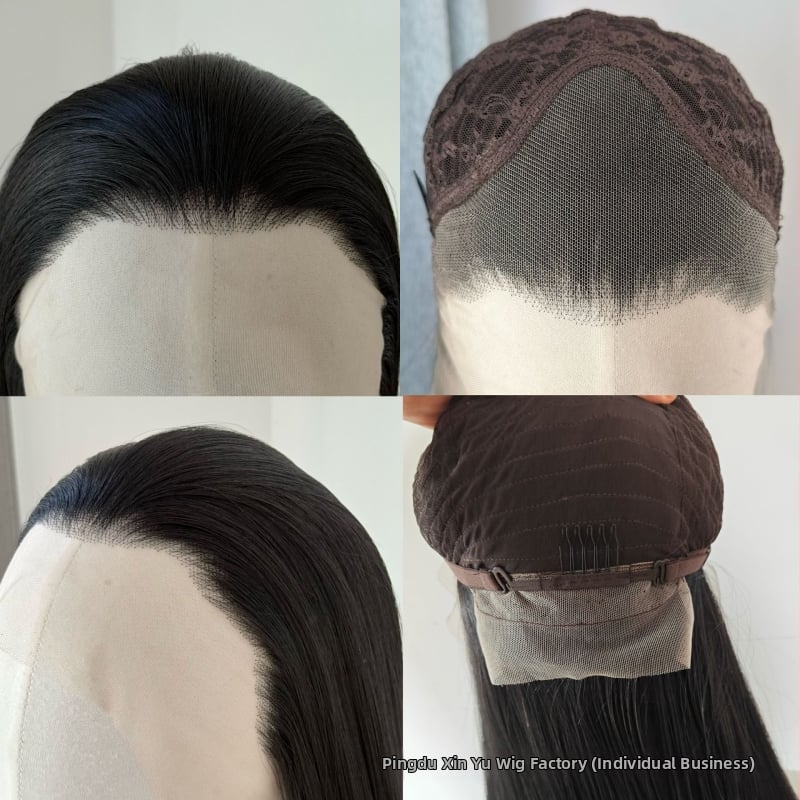 Perika s čipkom na prednjem dijelu i ručno čvorana baza, za cosplay, antički stil, za film i TV, duga ravna kosa