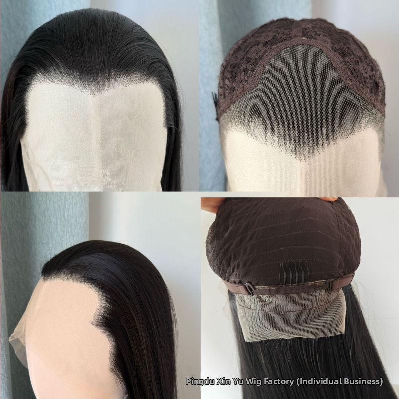 Perika s čipkom na prednjem dijelu i ručno čvorana baza, za cosplay, antički stil, za film i TV, duga ravna kosa