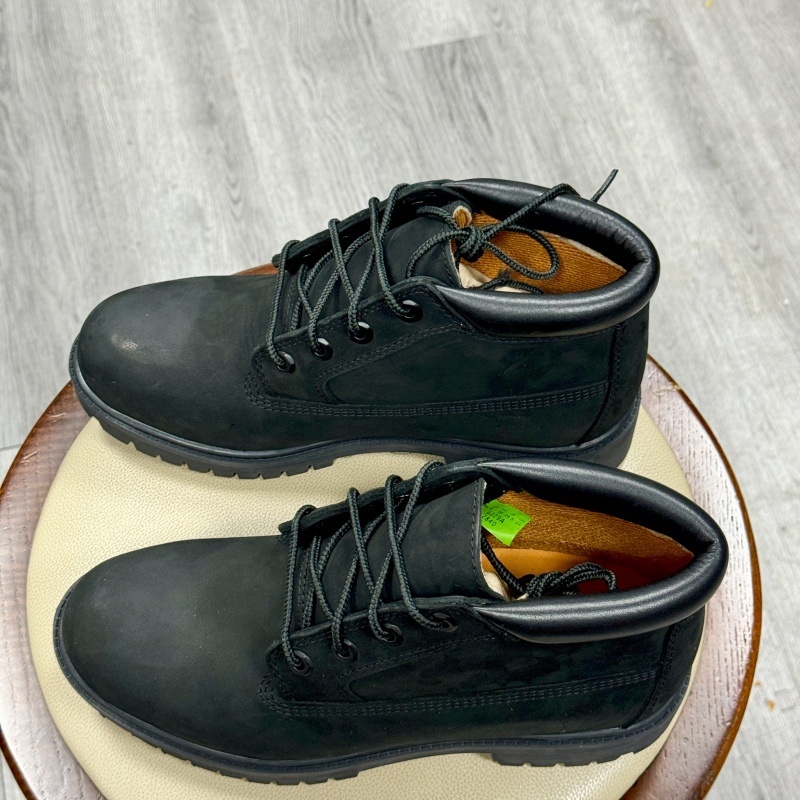 Ghete Martin unisex 23061/23399, impermeabile din piele naturală, branț PU, partea superioară din piele de calitate A, talpă din cauciuc, 3-5 cm înălțime toc