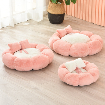 Καταφύγιο κατοικίδιων από ύφασμα, γέμισμα pearl cotton, για σκύλους