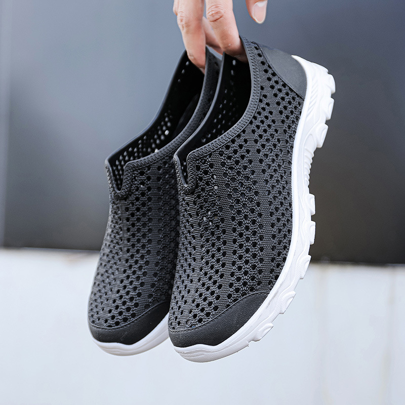 Мъжки PVC сандали, горна PVC, подметка PVC, Баотоу форма на пръста, дишащи и противохлъзгащи