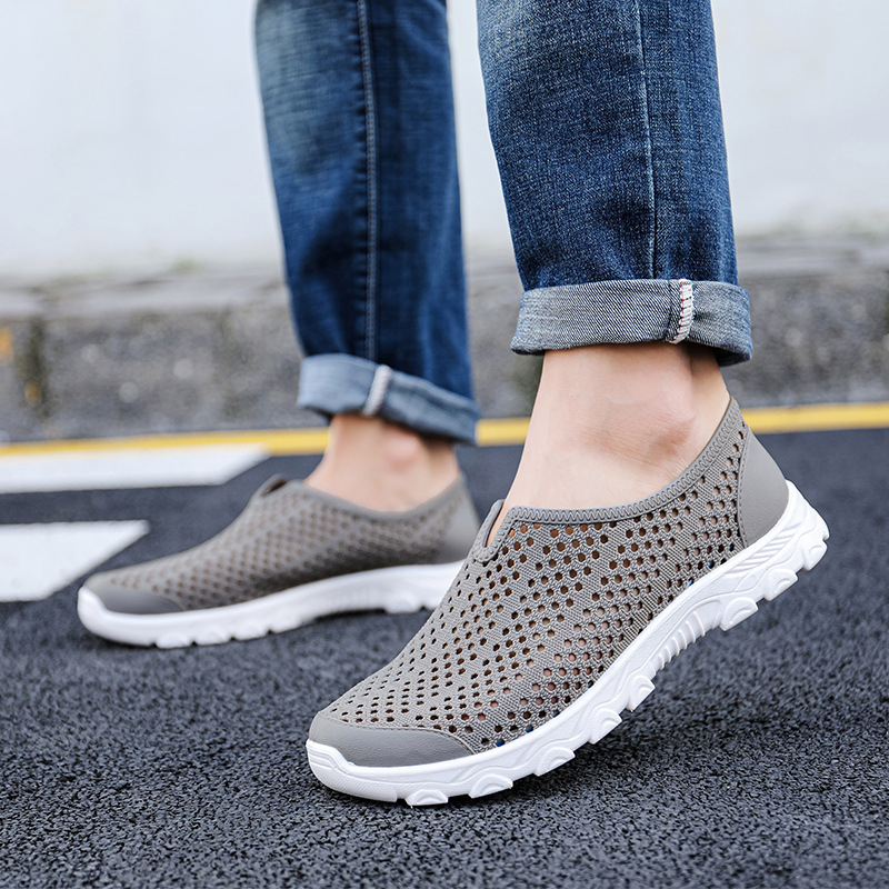 Мъжки PVC сандали, горна PVC, подметка PVC, Баотоу форма на пръста, дишащи и противохлъзгащи