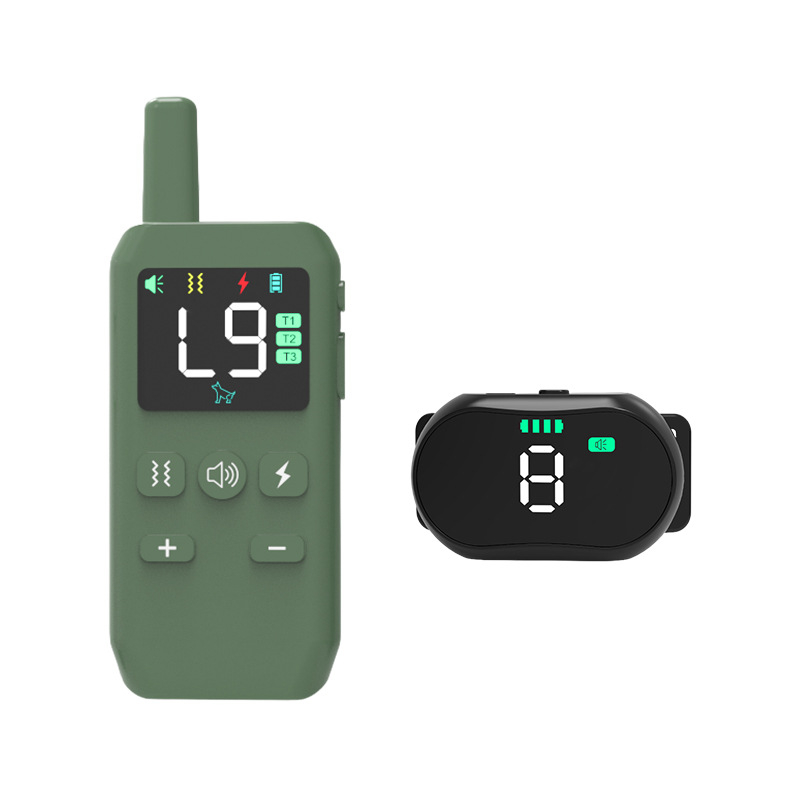 Távirányítós kutya-edző nyakörv, anti-ugatás, vibráció és elektromos sokk funkcióval, univerzális illeszkedés