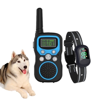 HYC Дистанционно обучение на кучета с електрическа яка, обхват 1500 м, гласово обучение