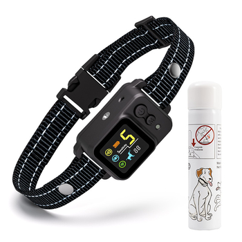 Умен антилай колан за обучение на кучета с пръскащ режим (P300) — марка Pei kangqi; материал пластмаса; подходящ за кучета