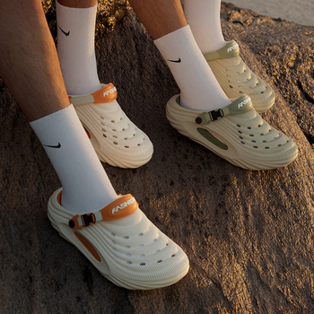 Мъжки EVA сандали с прорезан дизайн, дебел под 5–5,5 cm, сваляща се вътрешна подложка, едночастично формована пода