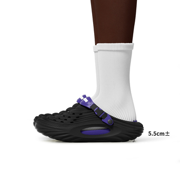 Мъжки EVA сандали с прорезан дизайн, дебел под 5–5,5 cm, сваляща се вътрешна подложка, едночастично формована пода