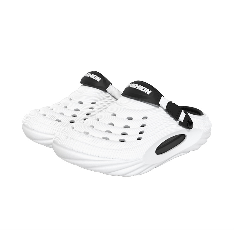 Мъжки EVA сандали с прорезан дизайн, дебел под 5–5,5 cm, сваляща се вътрешна подложка, едночастично формована пода