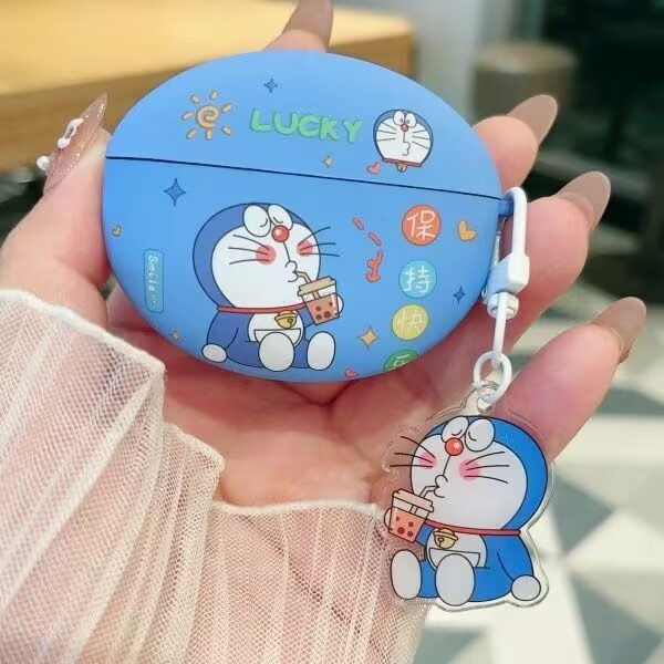 Carcasă de protecție pentru Huawei FreeBuds 5/4/4i Pro3, 7i/6i — silicon, finisaj mat, stil desen animat, personalizabilă