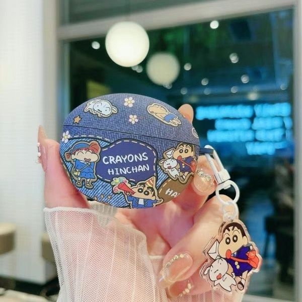 Carcasă de protecție pentru Huawei FreeBuds 5/4/4i Pro3, 7i/6i — silicon, finisaj mat, stil desen animat, personalizabilă