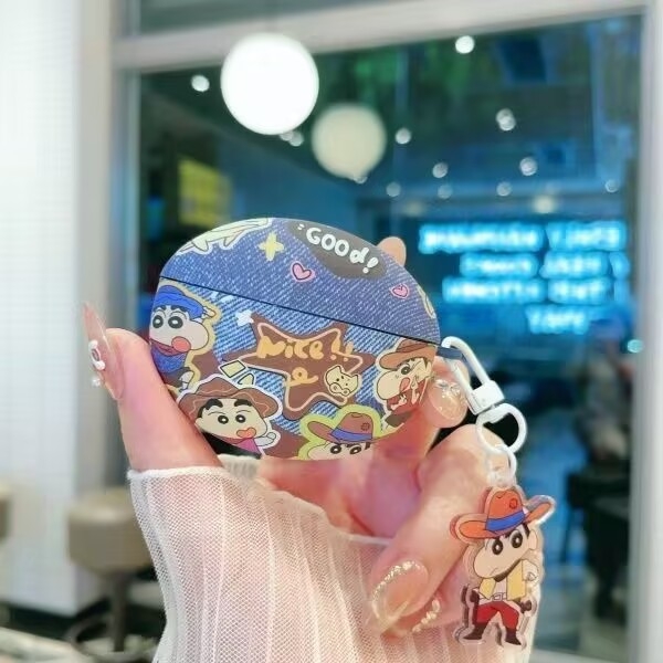 Carcasă de protecție pentru Huawei FreeBuds 5/4/4i Pro3, 7i/6i — silicon, finisaj mat, stil desen animat, personalizabilă