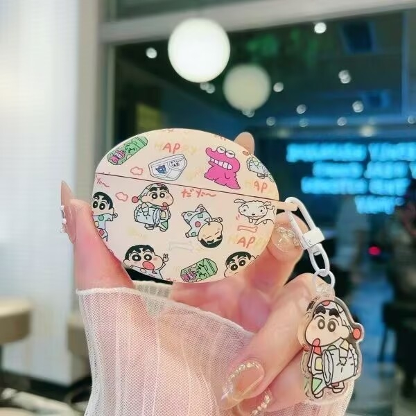 Carcasă de protecție pentru Huawei FreeBuds 5/4/4i Pro3, 7i/6i — silicon, finisaj mat, stil desen animat, personalizabilă