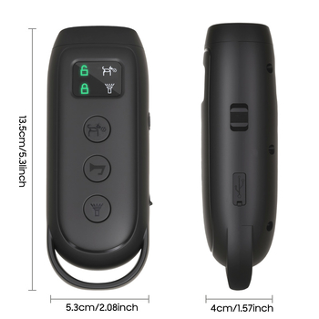 ултразвуково устройство за дресировка на кучета и против лаене, ABS, преносимо външно фенерче