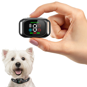 Колан против лаене за кучета с автоматично намаляване на шума, тих режим, USB захранване, пластмасов корпус