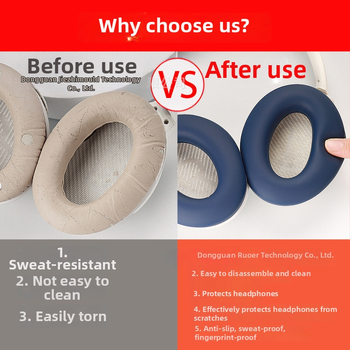 Ochranný obal na slúchadlá Sennheiser Momentum 4 – silikón, tekutý silikón a TPU, vstrekovacie formovanie, jednofarebný