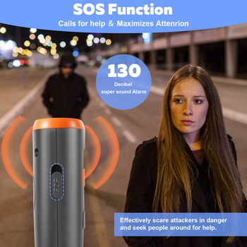 Ultrahangos kutyariasztó, ugatást megállító készülék, általános használatra, műanyag ház, háziállat-edző