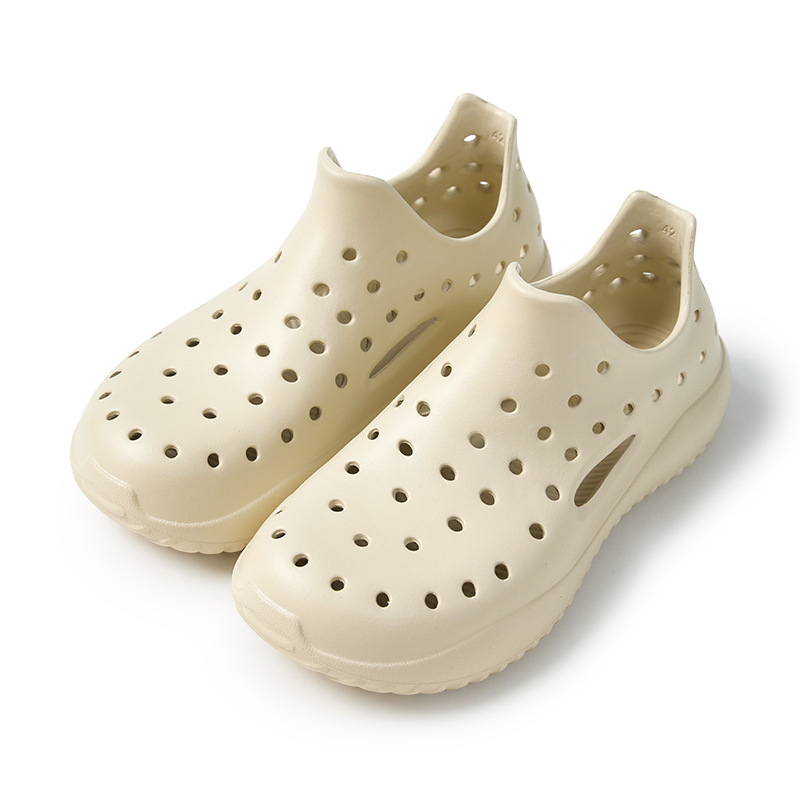 Unisex slip-on EVA sandale, EVA gornji dio i potplat, 3–5 cm debeli potplat, injekcijsko oblikovanje, ljetna obuća za putovanja i plažu