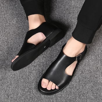 TOLYPACH Muške ljetne sandale za vožnju, rimski stil, casual plažne cipele