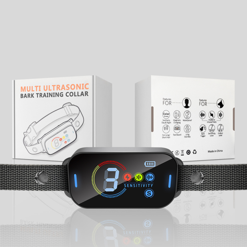 Ogrlica za obuku pasa – ultrazvučni zaustavljač lajanja, ABS, Pupopan, paket 96 kom.