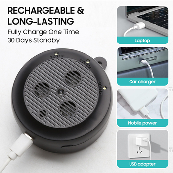 Dispozitiv ultrasonic anti-lătrat pentru exterior, pentru câini, din plastic, marcă privată autorizată