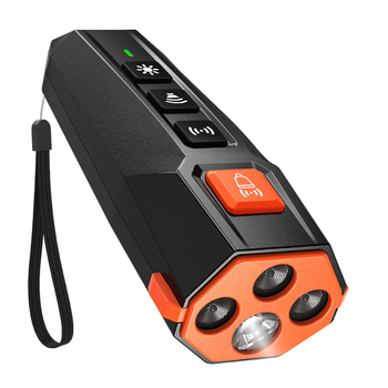 Dispozitiv ultrasonic pentru dresajul câinilor, opritor de lătrat, cu trei capete puternice, iluminare ultrasonică cu conversie de frecvență, ABS