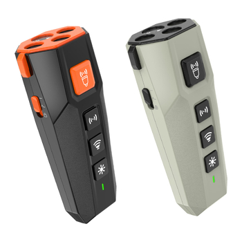 Dispozitiv ultrasonic pentru dresajul câinilor, opritor de lătrat, cu trei capete puternice, iluminare ultrasonică cu conversie de frecvență, ABS