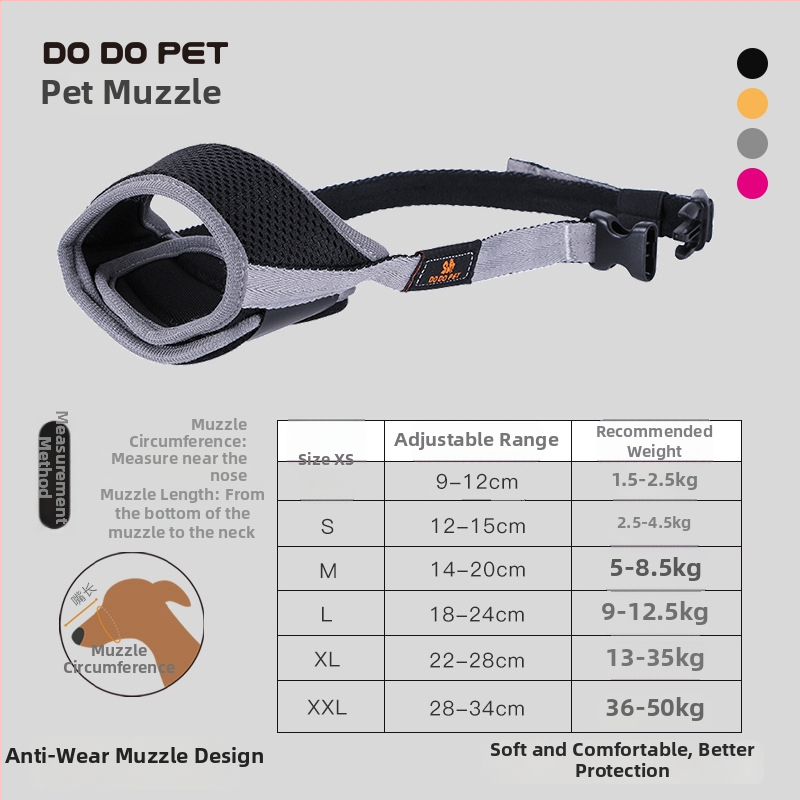 DODOPET Νάιλον μούζελ σκύλου, μοντέλο KZ-666, διασυνοριακή εξαγωγή αποκλειστική