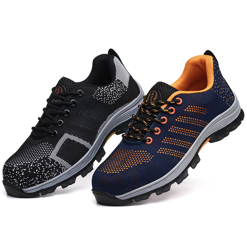 Pantofi de protecție Changxiang - Exterior din plasă respirabilă, gleznă joasă, protecție la perforare și la zdrobire