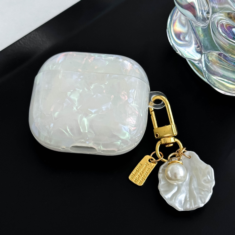 Θήκη προστασίας για AirPods 4 — σιλικόνις μαλακό περίβλημα με χαραγμένο σχέδιο, συμβατή με Apple