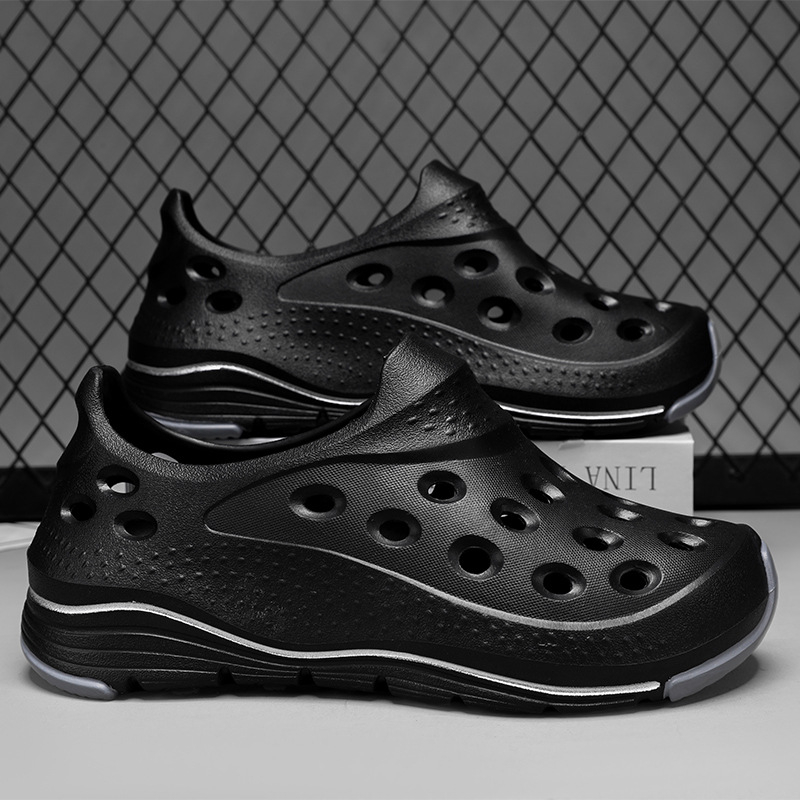 Muške sandale s EVA gornjim dijelom i EVA potplatom, prozračne s zatvorenim prstom, slip-on dizajn
