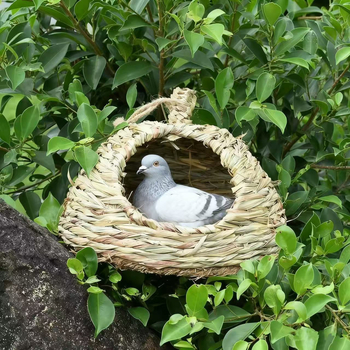 Hamsterovo gnijezdo od planinske trave, okruglo, pleteno, zadržava toplinu, za unutarnju i vanjsku upotrebu