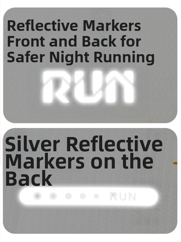 Unisex γιλέκο μαραθωνίου για τρέξιμο, ελαφρύ, απορροφά τον ιδρώτα, γρήγορο στέγνωμα, με ρίγες, 100% πολυεστέρα