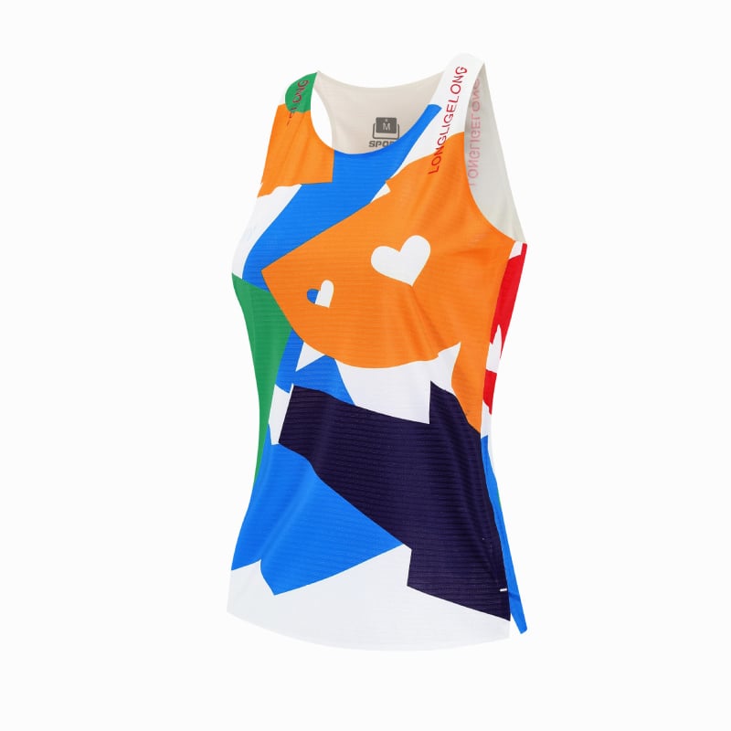 Unisex γιλέκο μαραθωνίου για τρέξιμο, ελαφρύ, απορροφά τον ιδρώτα, γρήγορο στέγνωμα, με ρίγες, 100% πολυεστέρα