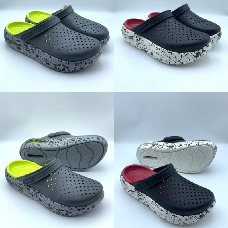 Sandale za plažu s zatvorenim prstima za odrasle, EVA đon, PVC gornji dio, protuklizne, 4 cm visoka peta
