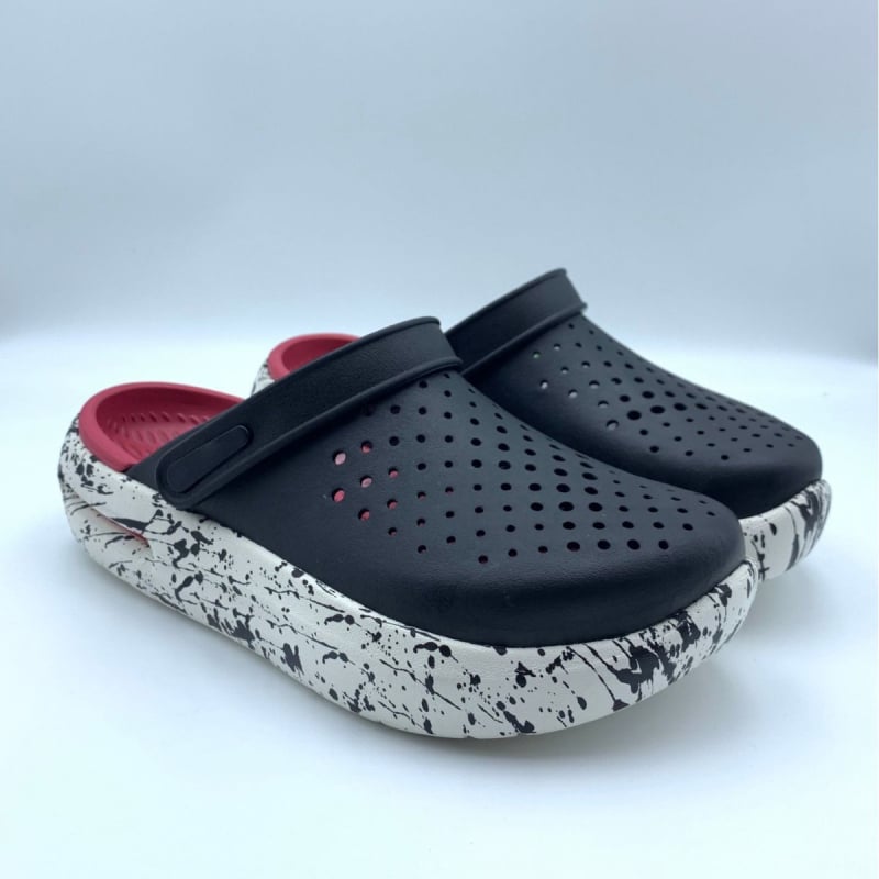 Sandale za plažu s zatvorenim prstima za odrasle, EVA đon, PVC gornji dio, protuklizne, 4 cm visoka peta
