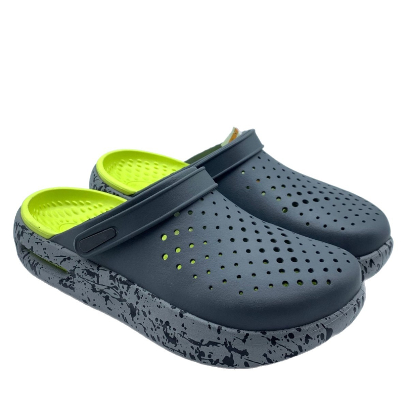 Sandale za plažu s zatvorenim prstima za odrasle, EVA đon, PVC gornji dio, protuklizne, 4 cm visoka peta